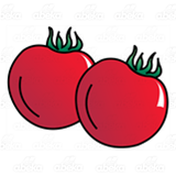 Two Red Tomatoes