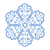 Blue Snowflake Color PDF