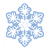 Blue Snowflake Color PDF