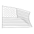 American Flag Line PNG