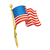 American Flag Color PDF