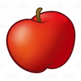 Shiny Red Apple