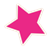 Pink Star Color PNG