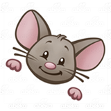 Happy Brown Mouse