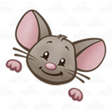 Happy Brown Mouse