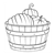 Basket of Pumpkins Line PDF