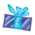 Blue and Purple Gift Color PNG