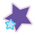 Blue and Purple Stars Color PDF