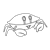Red Crab Line PNG