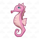 Pink Sea Horse