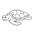 Green Sea Turtle Line PNG