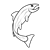 Green Fish Line PNG