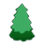 Green Fir Tree Color PNG