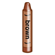 Brown Crayon with bold manuscript label