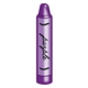 Purple Crayon with cursive label