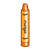 Orange Crayon Color PNG