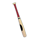 Baseball Bat with red handle