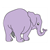 Purple Elephant Color PDF