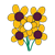 Bouquet of Yellow Flowers Color PNG