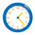 Blue Clock Color PDF