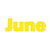 Month of June Color PDF
