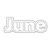 Month of June Line PNG