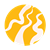 Yellow and White Marble Color PNG