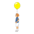 Boy in White Shorts Color PNG