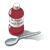 Medicine Bottle and Spoon Color PNG