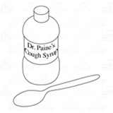 Medicine Bottle and Spoon