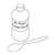 Medicine Bottle and Spoon Line PDF