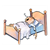 Boy Sleeping in Bed Color PDF