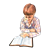 Boy in Plaid Shirt Color PNG