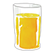 Orange Juice short glass