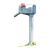 Mailbox Open Color PNG