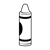 White Crayon Line PNG