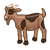 Light Brown Goat Color PNG