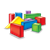 Multicolored Blocks Color PNG