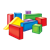 Multicolored Blocks Color PNG