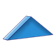 Blue Block triangular