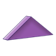Purple Block triangular