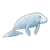 Dugong Color PNG