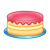 Yellow Birthday Cake Color PNG