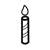 Green Candle Line PNG