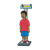 Boy on Scale Color PNG