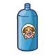 Shampoo Bottle with dog picture