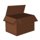 Cardboard Box brown