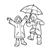 Children in Raincoats Line PDF