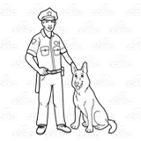 Police Officer and Dog