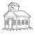 Red Schoolhouse Line PNG
